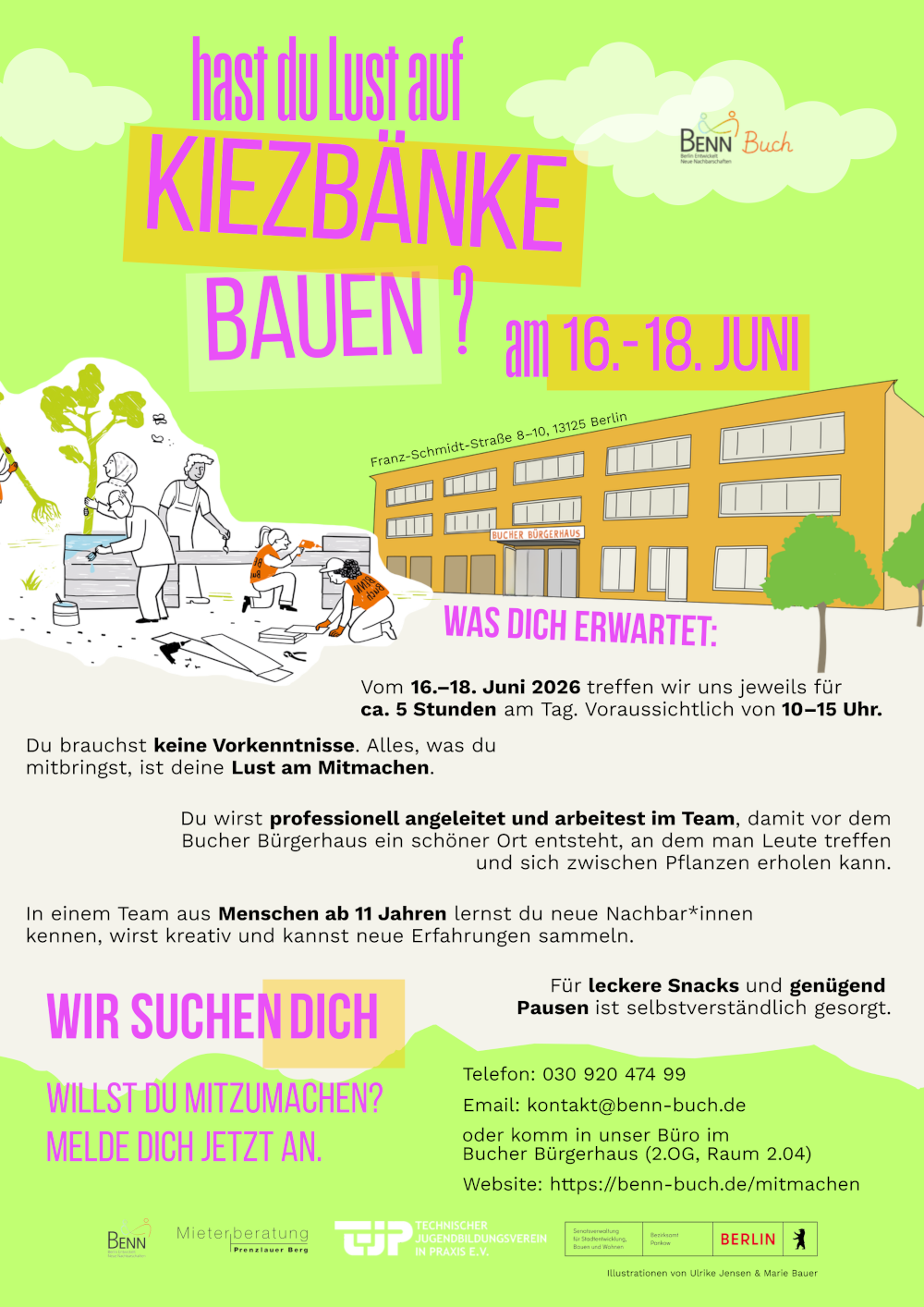 BENN Buch Kiezbanke bauen Flyer A4b